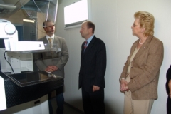 Besichtigung des Trailers durch den Oberbürgermeister der Stadt Stendal vom 20. März 2008