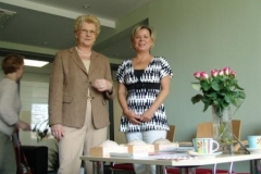 Eröffnung der Stationären Einheit des Mammographie Screening Programms Sachsen-Anhalt-Nord in Stendal am 7.1.2008 - Ansprechpartner der Klinikgruppe Stendal Frauen nach Krebs - Frau Köppen und Frau Lühr